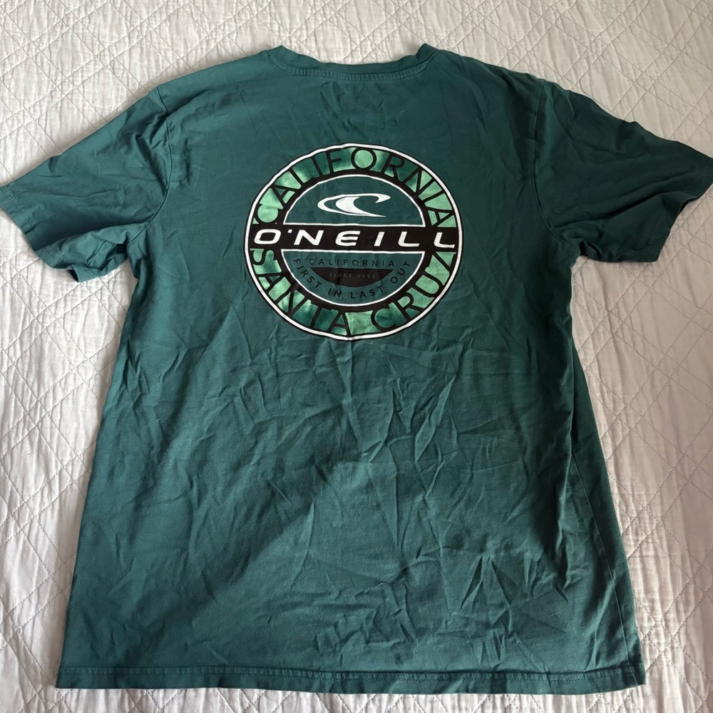 O’Neill Green Men’s Surf Shirt - Picture 5 of 5